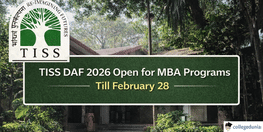 TISS DAF 2026 Open for MBA Programs